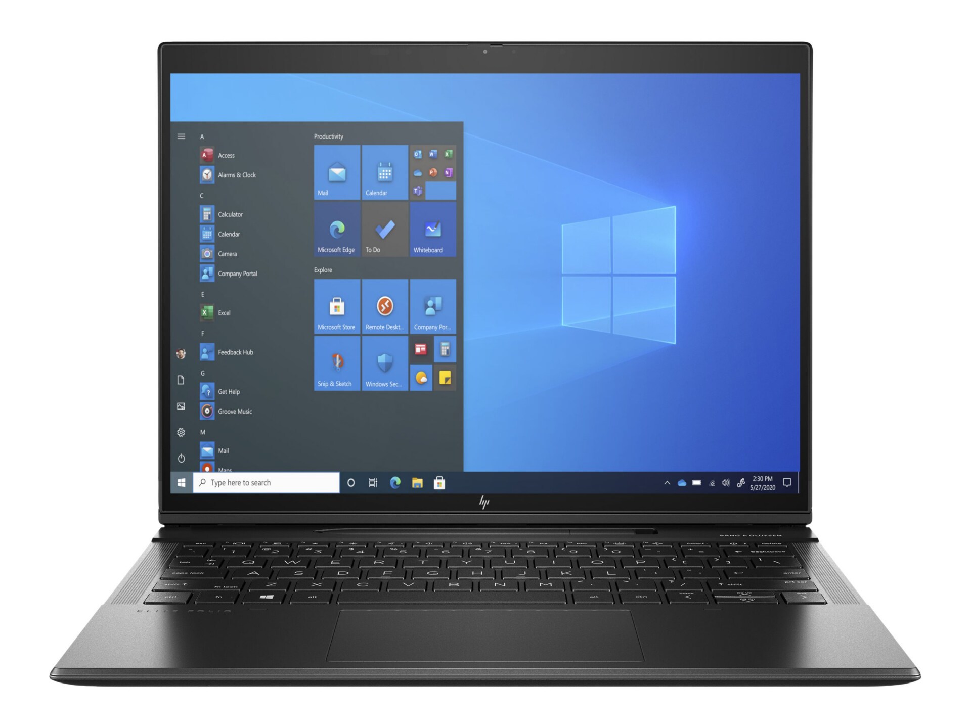 HP Elite Folio - 13.5" - Snapdragon 8cx Kryo 495 - 16 GB RAM - 256 GB SSD -
