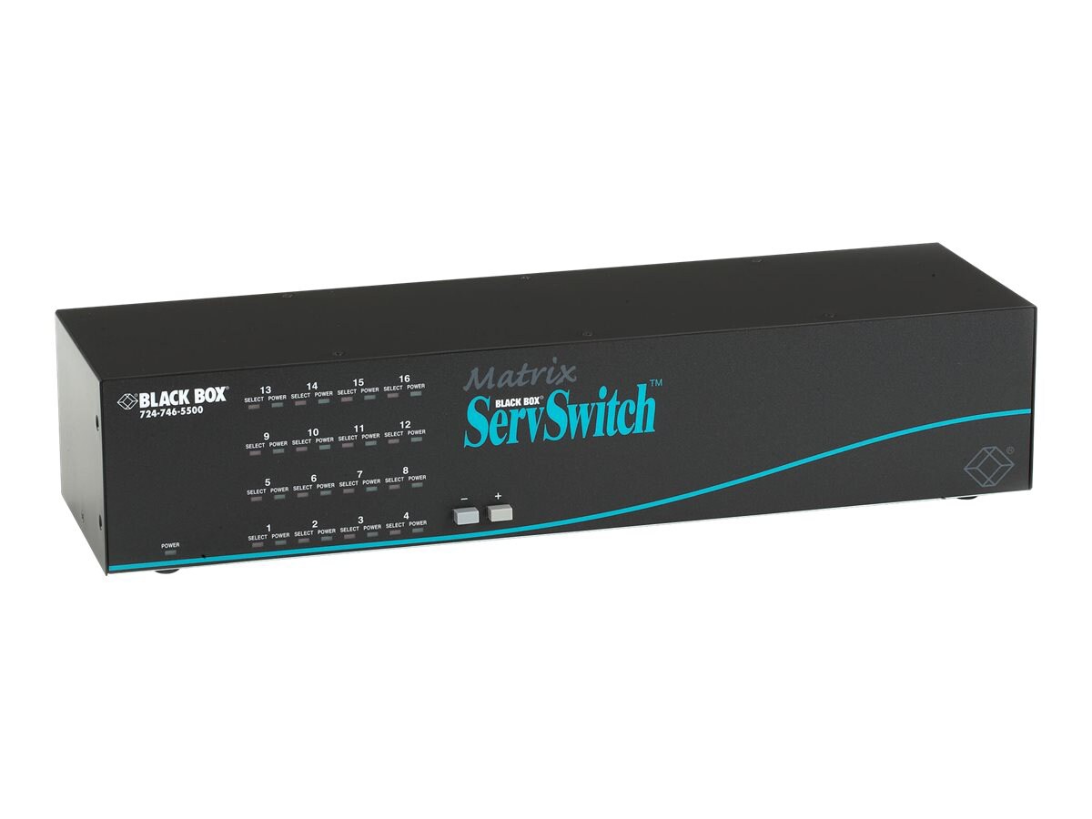 Black Box Matrix ServSwitch - KVM switch - 16 ports