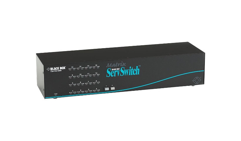 Black Box Matrix ServSwitch - KVM switch - 16 ports