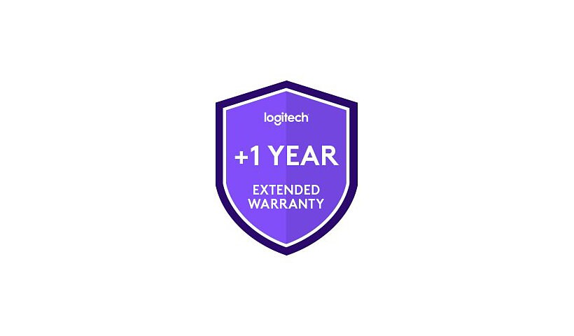 Logitech Extended Warranty - contrat de maintenance prolongé - 1 année - pour Logitech MeetUp