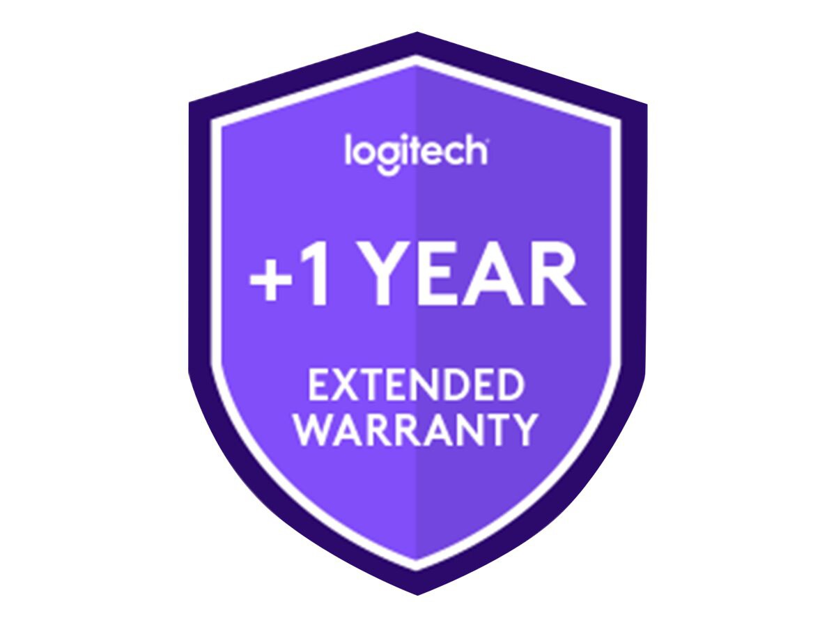 Logitech Extended Warranty - contrat de maintenance prolongé - 1 année