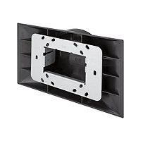 Crestron - mounting kit - multisurface - for touchscreen - smooth black