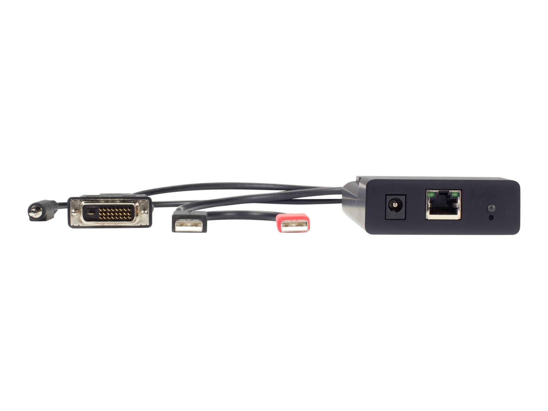 Black Box Emerald ZeroU - KVM / audio / USB extender - TAA Compliant