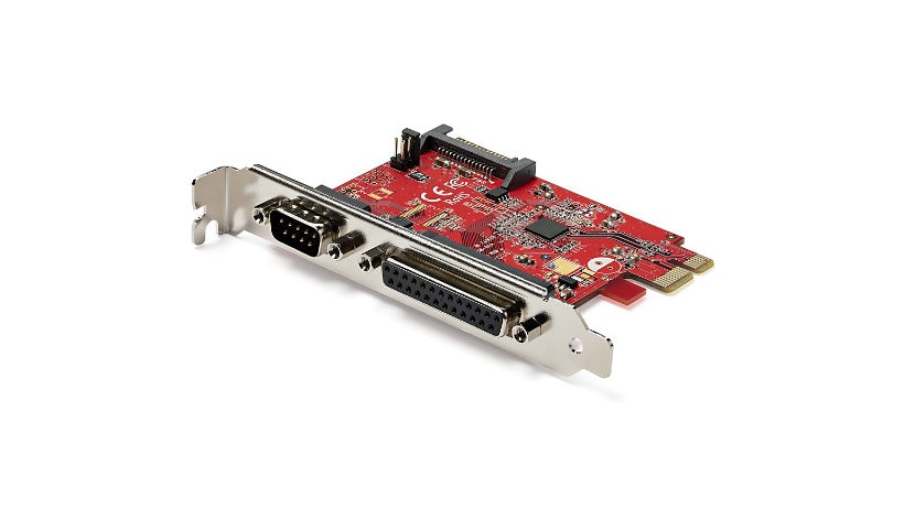 StarTech.com PCIe Card with Serial and Parallel Port - 1x DB25/1x RS232 - PCI Express Combo Adapter