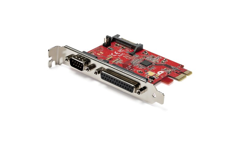 Cereza ornamento Describir StarTech.com PCIe Card with Serial and Parallel Port - 1x DB25/1x RS232 - PCI  Express Combo Adapter - PEX1S1P950 - Serial Adapters - CDW.com