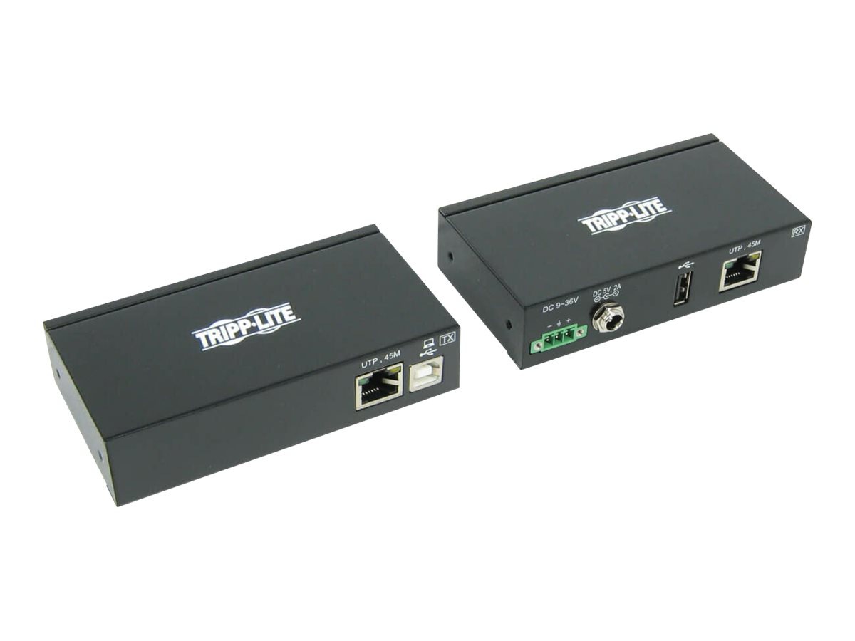 Eaton Tripp Lite Series USB over Cat5/6 Extender Kit 1-Port Industrial with