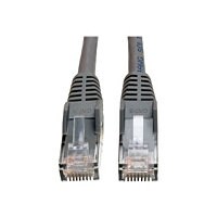 Tripp Lite 100ft Cat6 Gig Plenum Snagless Molded Patch Cable RJ45 Gray 100'