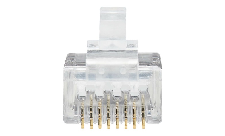 Eaton Tripp Lite Series Cat6 RJ45 Pass-Through UTP Modular Plug