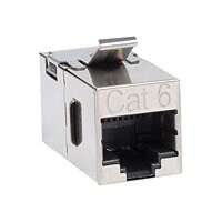 Tripp Lite Cat6 Straight Through Shielded In-line Snap-in Coupler RJ45 TAA