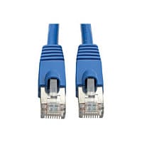Tripp Lite Cat6a Ethernet Cable 10G STP Snagless Shielded PoE M/M Blue 8ft