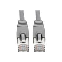 Tripp Lite Cat6a Ethernet Cable 10G STP Snagless Shielded PoE M/M Gray 12ft