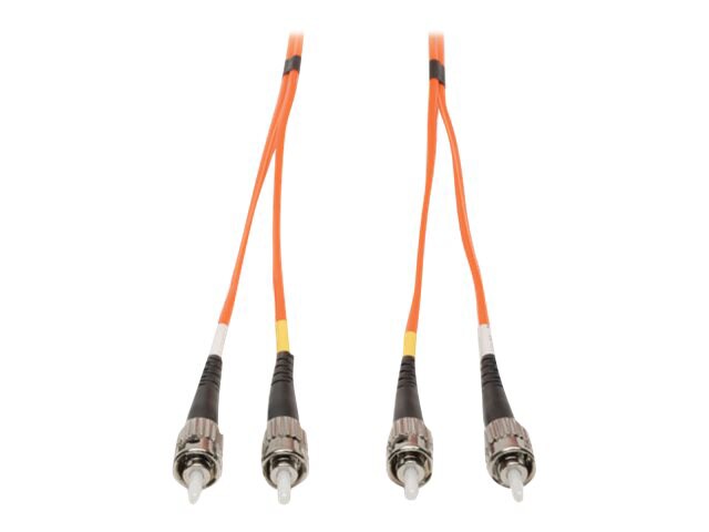 Eaton Tripp Lite Series Duplex Multimode 62.5/125 Fiber Patch Cable (ST/ST), 30M (100 ft.) - patch cable - 30 m - orange