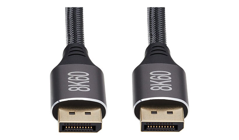 Tripp Lite DisplayPort 1,4 Cable - 8K UHD @ 60 Hz, HDR, HBR3, HDCP 2,2, 4:4:4, BT.2020, M/M, Black, 9 ft. - DisplayPort