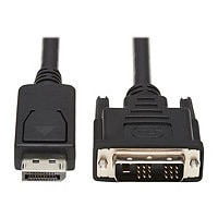 Eaton Tripp Lite Series Safe-IT DisplayPort to DVI Antibacterial Adapter Cable (DP to DVI-D Single Link M/M), 1080p 60