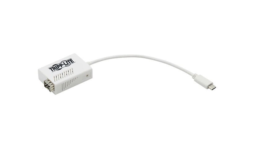 Tripp Lite USB C 3.1 to Fiber Optic Gigabit Ethernet Adapter, Open SFP Port for Singlemode/Multimode, 1310 nm, LC -
