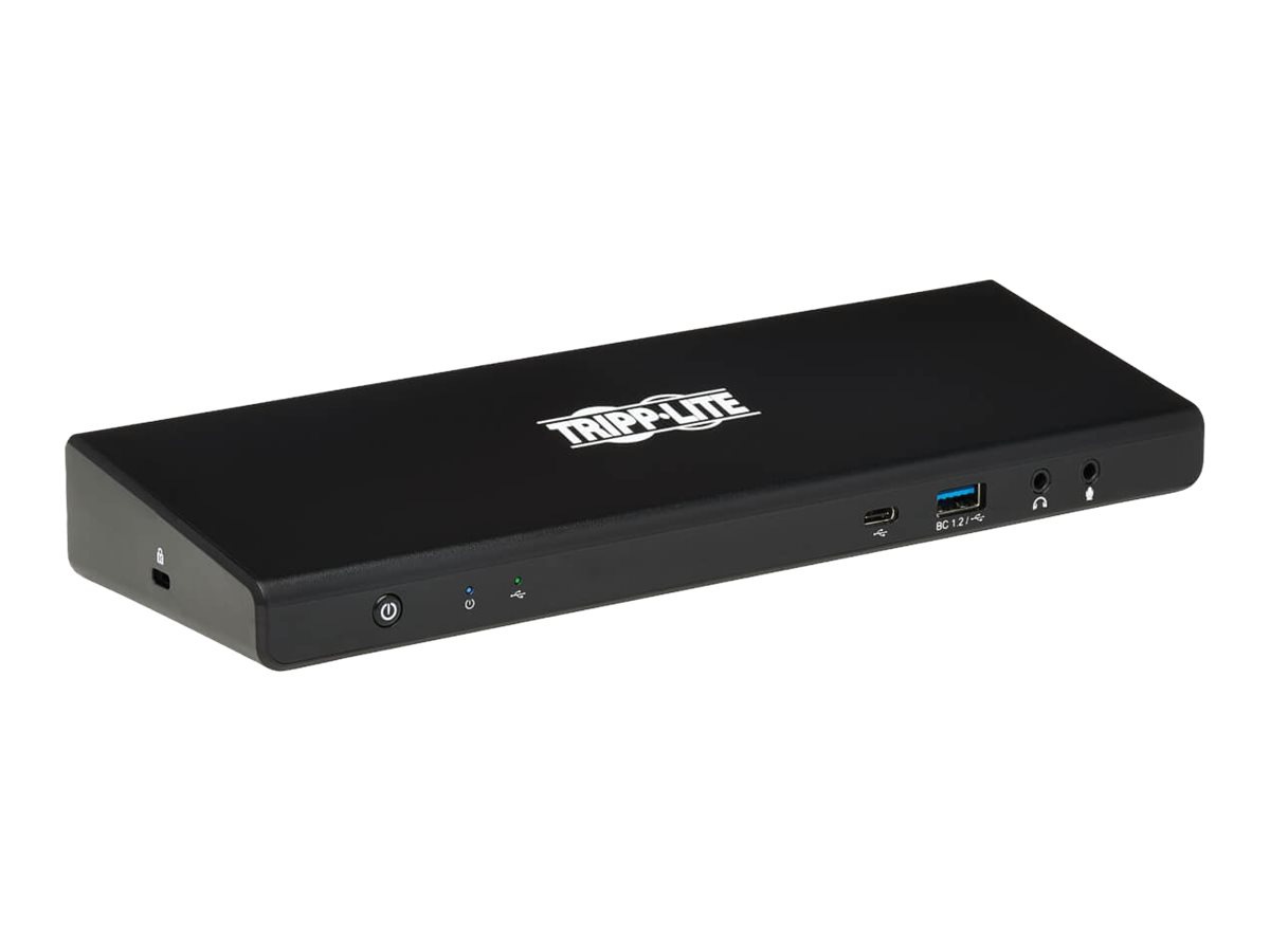 Tripp Lite USB C Dock, Dual Display - 5K 60 Hz DP, 4K 60 Hz HDMI, USB 3,2 G