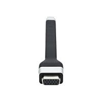 Tripp Lite USB C to VGA Adapter Cable Flat Thunderbolt 3 M/F Black 5in