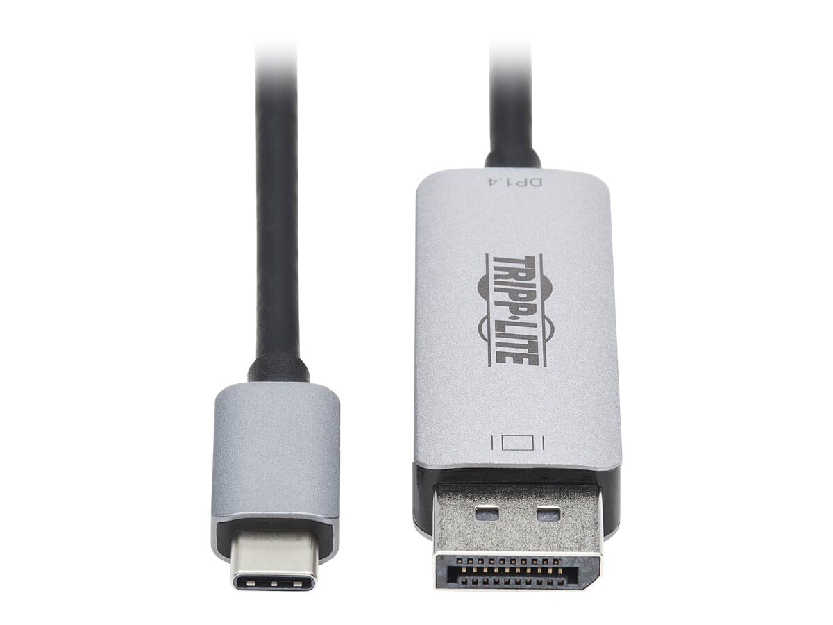 Tripp Lite USB C to DisplayPort Adapter Cable (M/M), 8K UHD, DisplayPort 1.