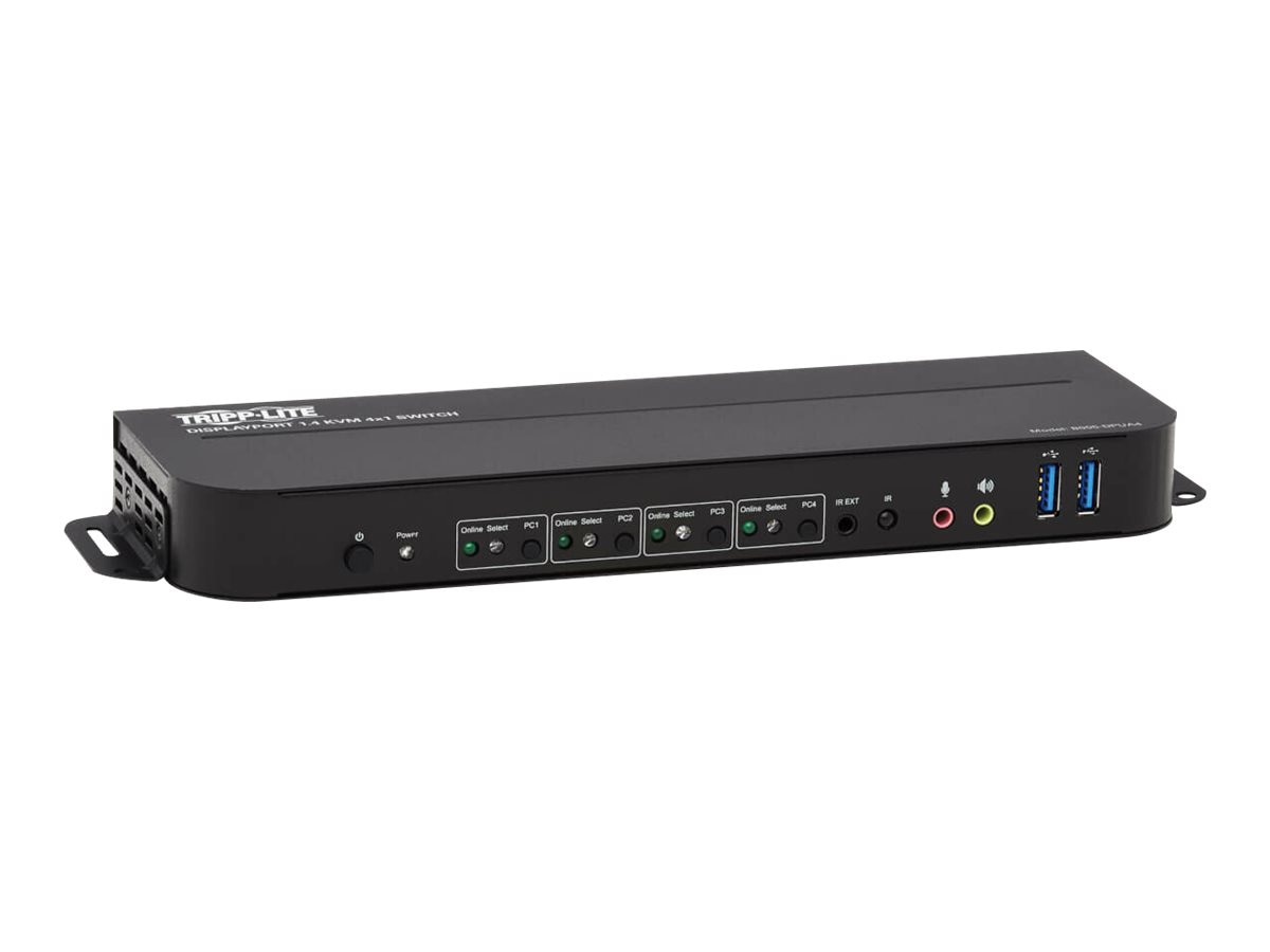 Tripp Lite 4-Port DisplayPort KVM with Dual Console Ports (DP and