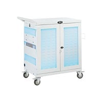 Tripp Lite Safe-IT UV Charging Cart 32-Port USB for iPad and Android Tablet
