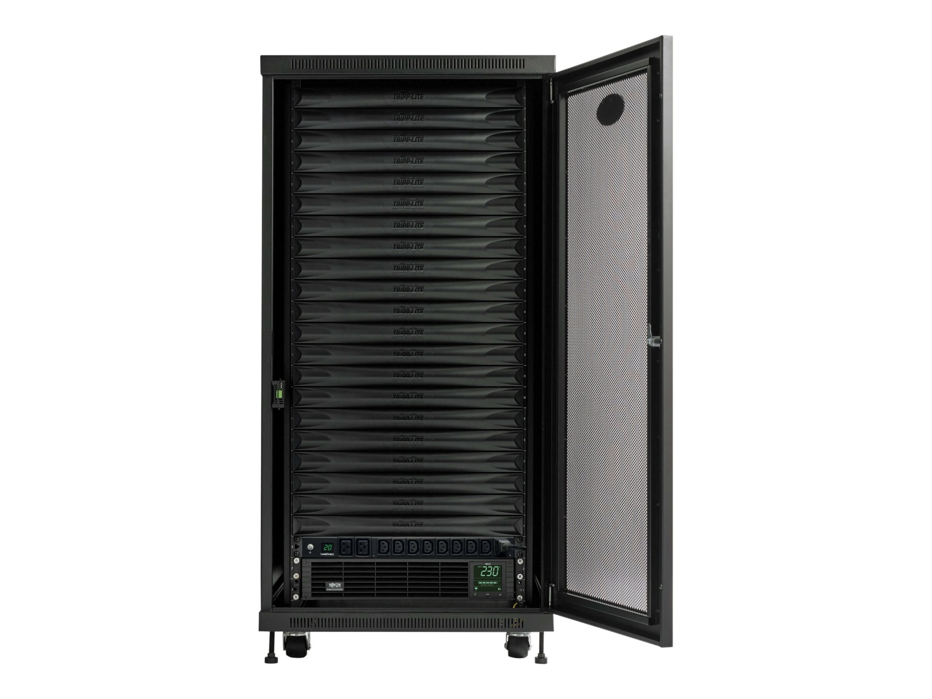 Tripp Lite EdgeReady Micro Data Center - 21U, 3 kVA UPS, Network Management and PDU, 230V Kit - rack - 21U
