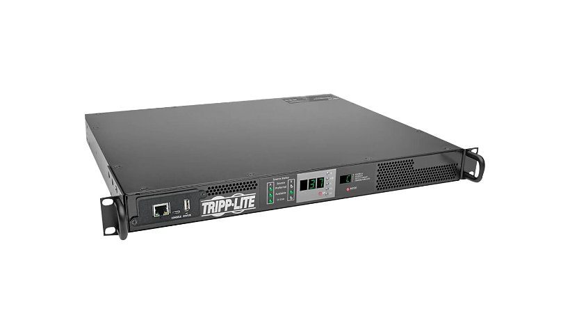 Tripp Lite PDU Monitored Horizontal 3.7KW 230V ATS IEC309 16A 1U Rackmount - power distribution unit - 3.8 kW