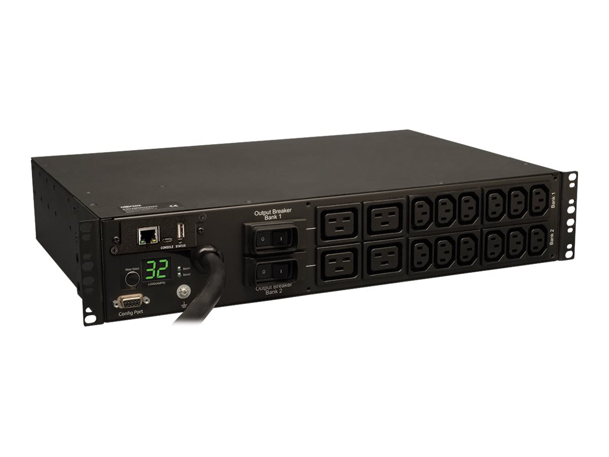 Tripp Lite 7.4kW Single-Phase Monitored PDU 230V Outlets (12-C13, 4-C19) IE