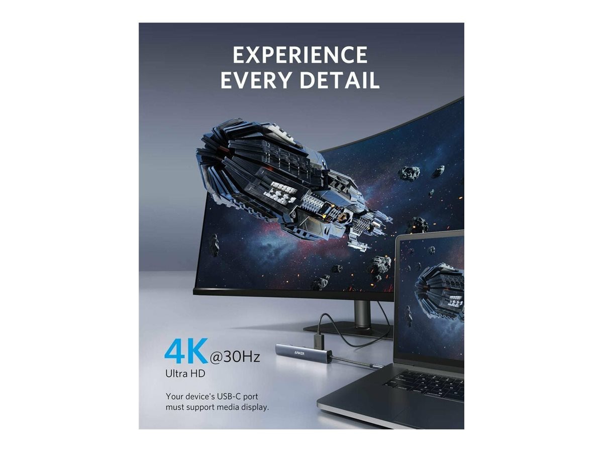 Anker 5-in-1 USB-C Hub with Ethernet - Thumbnail 4