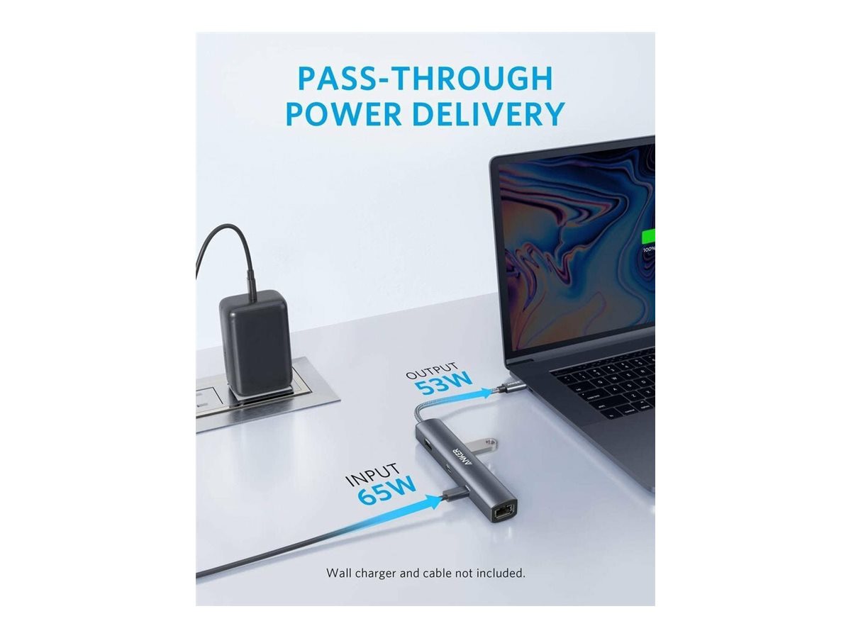 Anker 5-in-1 USB-C Hub with Ethernet - Thumbnail 3