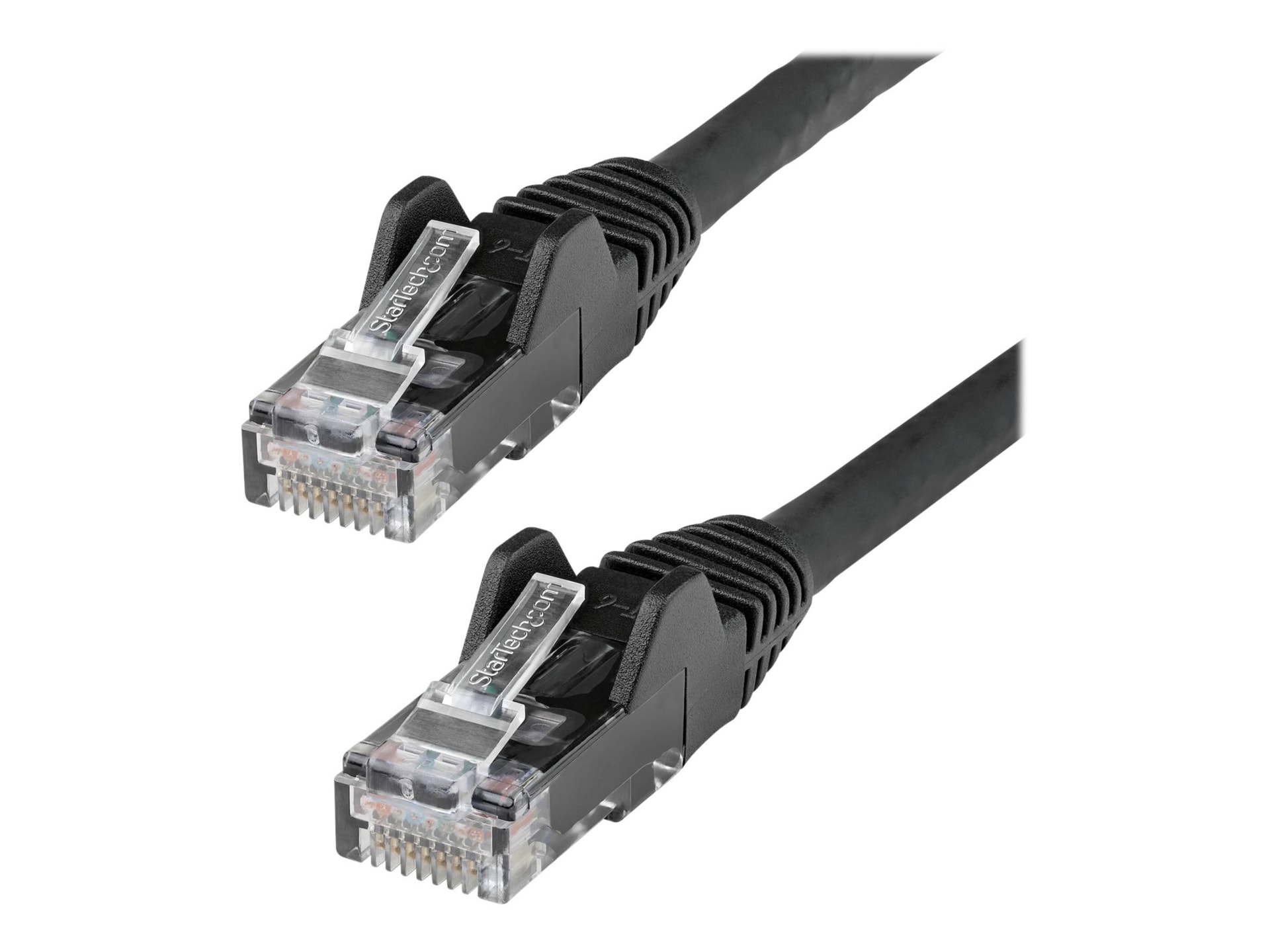 StarTech.com 10ft Black CAT6 Cable - LSZH Gigabit Ethernet Cable - Snagless