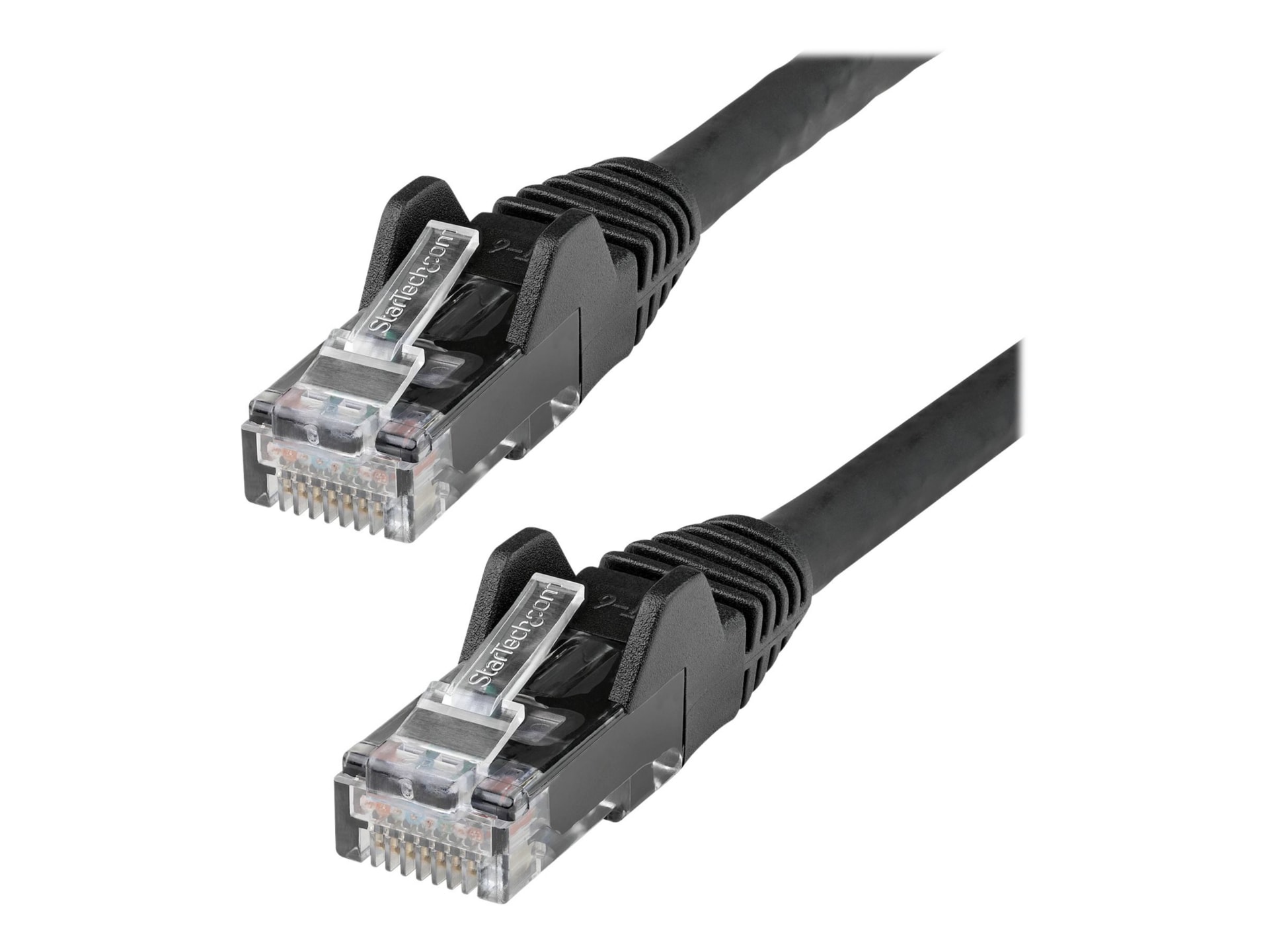 StarTech.com 10ft LSZH CAT6 Ethernet Cable - Black Snagless Patch Cord