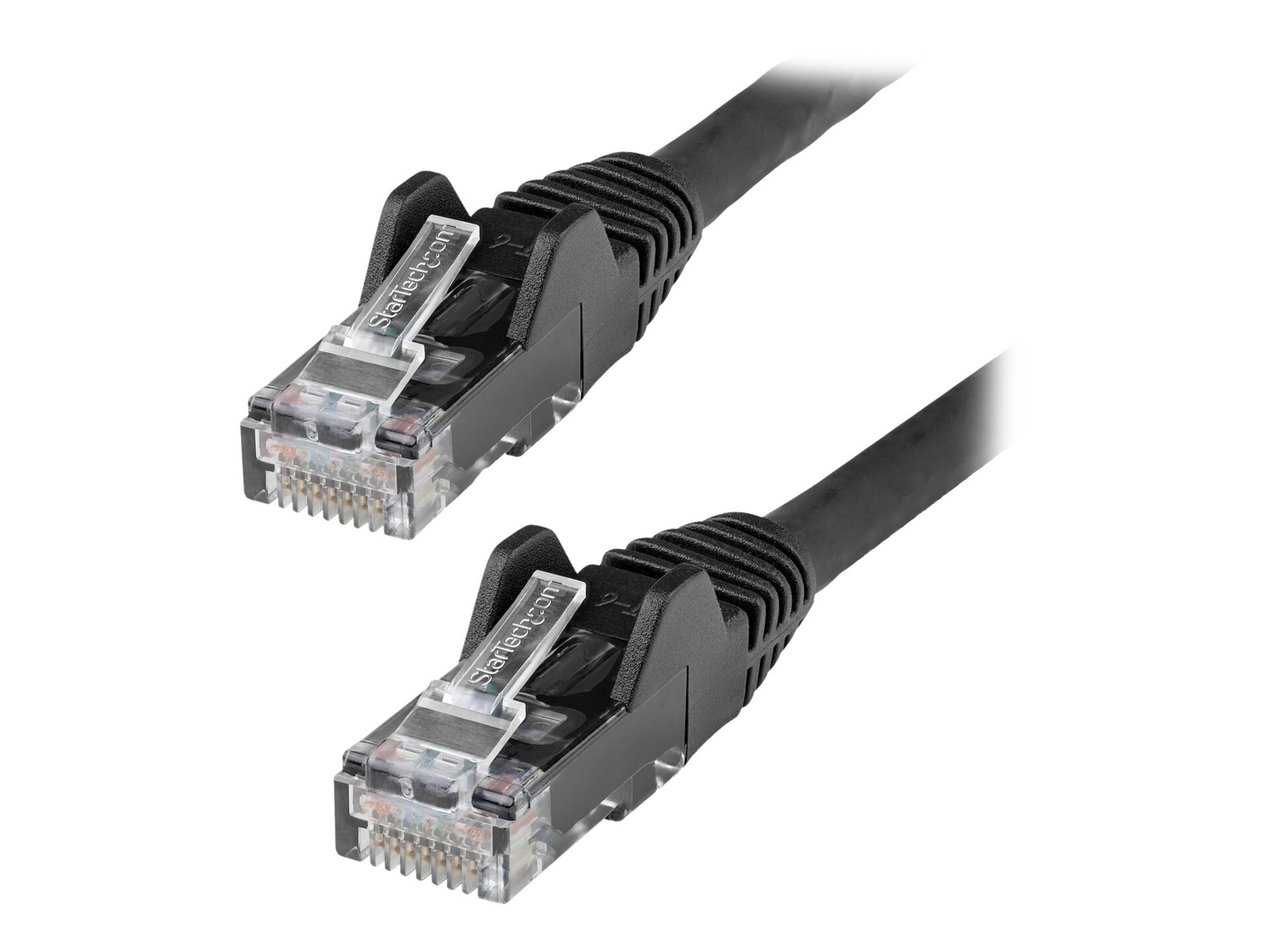 StarTech.com 6in Black CAT6 Cable - LSZH Gigabit Ethernet Cable - Snagless