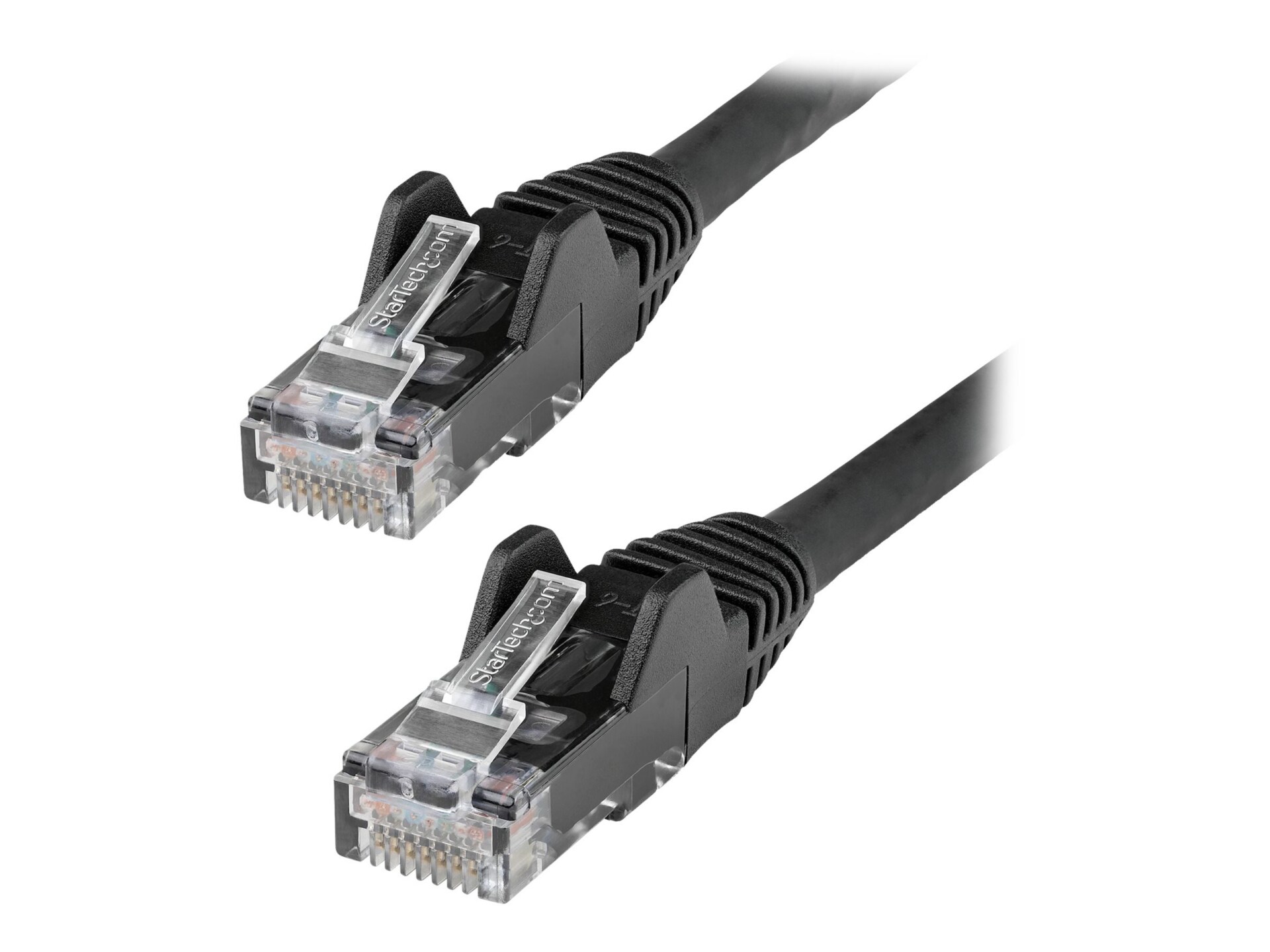 StarTech.com 6in LSZH CAT6 Ethernet Cable - Black Snagless Patch Cord