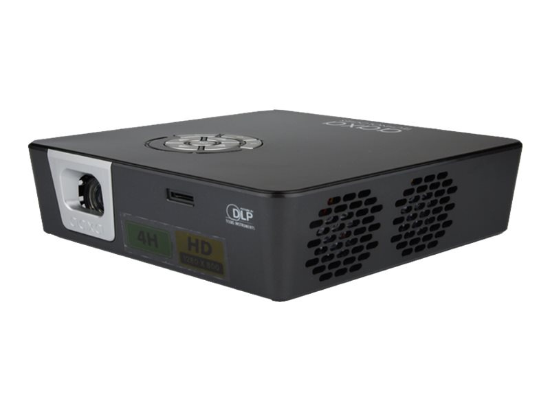 AAXA P6X - DLP projector - gray, black