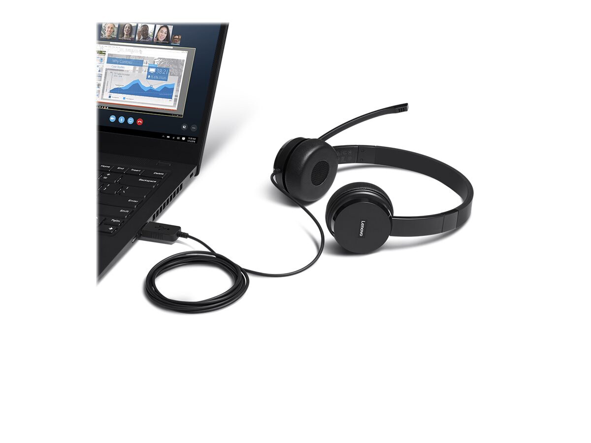 Thumbnail 3 of 3 for Lenovo 100 - micro-casque