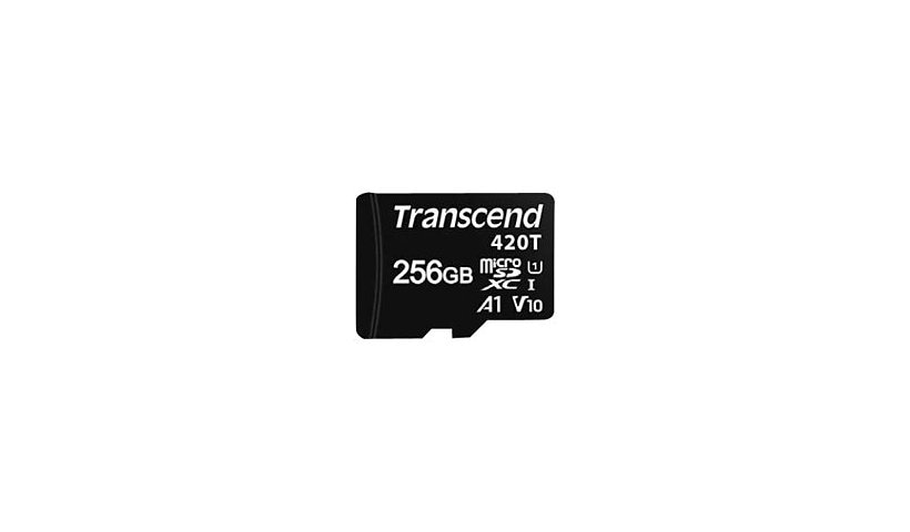 Transcend 420T - flash memory card - 256 GB - microSDXC UHS-I