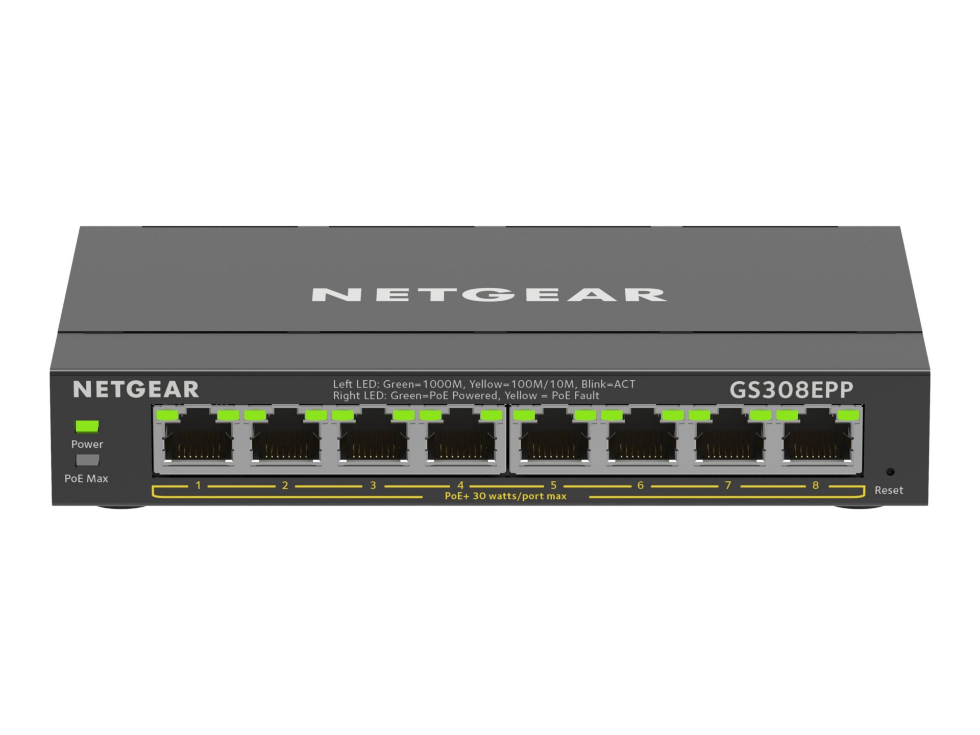 Thumbnail 3 of 17 for Netgear 8-Port Gigabit Ethernet PoE+ Smart Managed Plus Switch