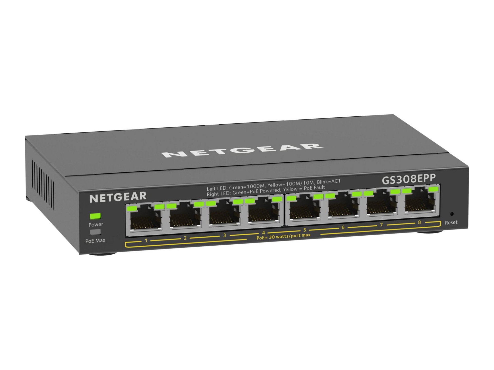 Thumbnail 4 of 17 for Netgear 8-Port Gigabit Ethernet PoE+ Smart Managed Plus Switch