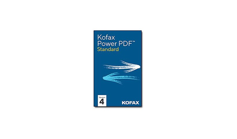 Kofax Power PDF Standard (v. 4) - box pack - 1 user