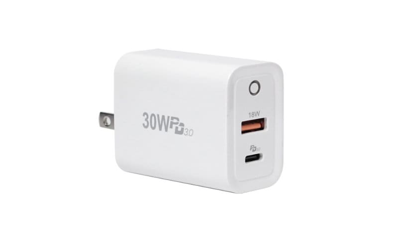 Anywhere 30 Watt USB A & C Power Adapter
