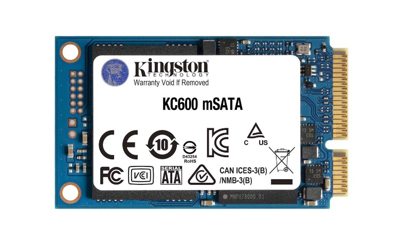 内蔵型SSD Kingston 1024GB PCIe Gen4 M.2 SSD Kingston KC600 - SSD - 1024 GB - SATA 6Gb/s - SKC600MS/1024G