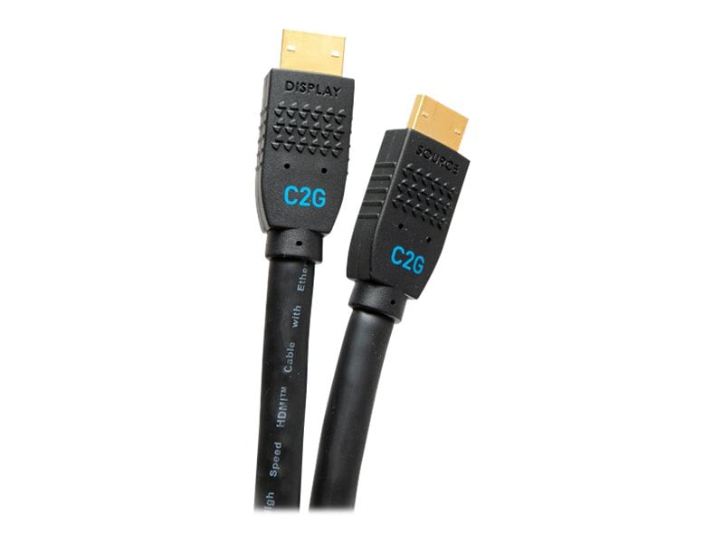 C2G Performance Series 12ft Ultra Flexible Active High Speed HDMI Cable - In-Wall CMG FT4 Rated - 4K 60Hz