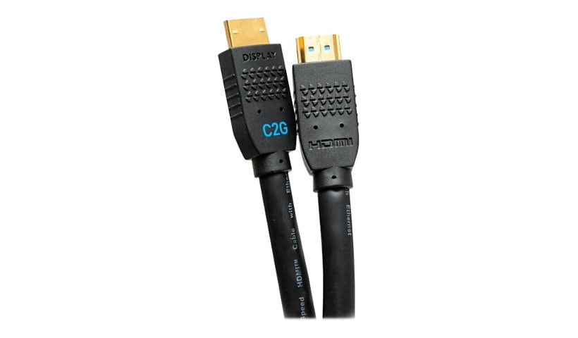 C2G Performance Series 25ft Ultra Flexible Active High Speed HDMI Cable - In-Wall CMG FT4 Rated - 4K 60Hz