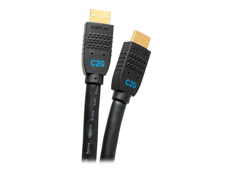 C2G Performance Series 50ft Ultra Flexible Active High Speed HDMI Cable - In-Wall CMG FT4 Rated - 4K 60Hz