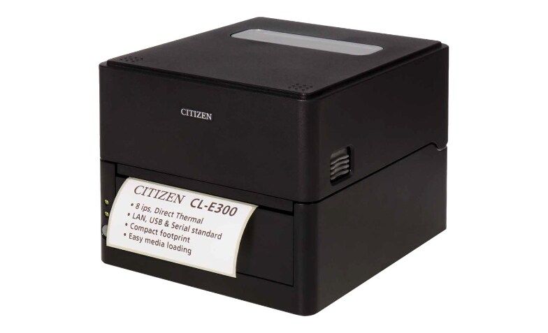 klassekammerat indlysende Portræt Citizen CL-E300 - label printer - B/W - direct thermal - CL-E300XUBNNA -  Thermal Printers - CDW.com