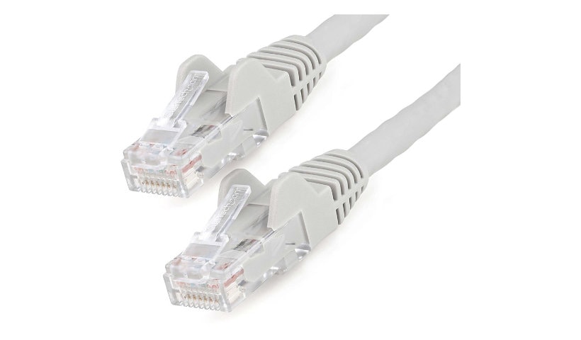 StarTech.com 15ft LSZH CAT6 Ethernet Cable 10 GbE Snagless 100W PoE UTP Network Patch Cord Gray