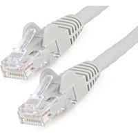 StarTech.com 15ft LSZH CAT6 Ethernet Cable - Gray Snagless Patch Cord