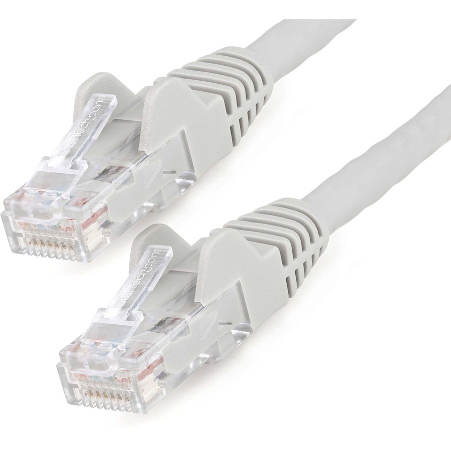 StarTech 3m(10ft) CAT6 Ethernet Cable, LSZH (Low Smoke Zero Halogen) 10 GbE Snagless 100W PoE UTP RJ45 Gray Network