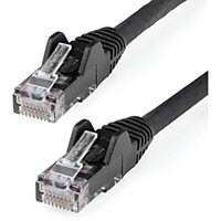 StarTech.com 1ft LSZH CAT6 Ethernet Cable - Black Snagless Patch Cord
