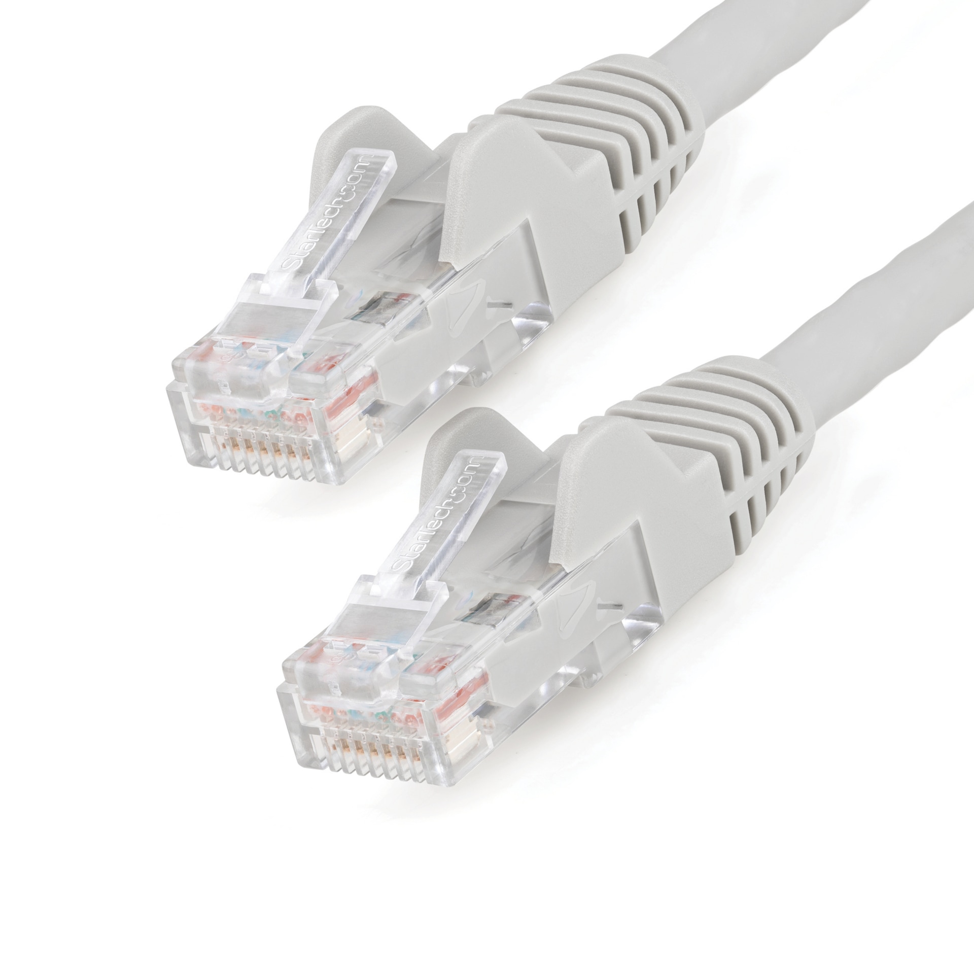StarTech.com 6ft Gray CAT6 Cable - LSZH Gigabit Ethernet Cable - Snagless CAT6 Patch Cord Network Cable - M/M